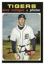 2020 Topps Heritage #227 Drew Verhagen