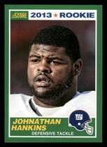 2013 Score Base Set #376 Johnathan Hankins