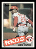 1985 Topps Base Set #198 Eddie Milner