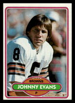 1980 Topps Base Set #279 Johnny Evans