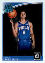 2018 Donruss Optic #154 Zhaire Smith