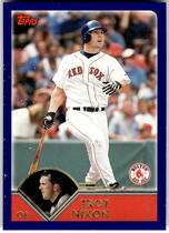 2003 Topps Base Set #15 Trot Nixon