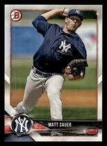 2018 Bowman Draft #BD-184 Matt Sauer