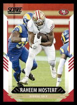 2021 Score Base Set #260 Raheem Mostert