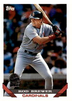 1993 Topps Base Set #566 Rod Brewer