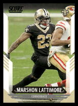 2021 Score Base Set #212 Marshon Lattimore