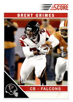 2011 Score Base Set #10 Brent Grimes