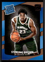 2017 Donruss Base Set #165 Sterling Brown