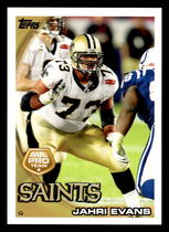 2010 Topps Base Set #319 Jahri Evans