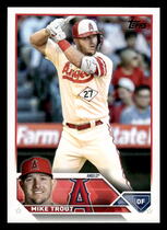 2023 Topps Base Set #27 Mike Trout