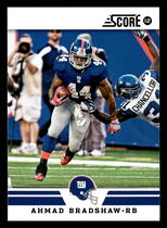 2012 Score Base Set #31 Ahmad Bradshaw