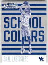 2016 Panini Contenders Draft Picks School Colors #10 Skal Labissiere