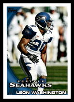 2010 Topps Base Set #89 Leon Washington