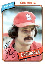 1980 Topps Base Set #182 Ken Reitz