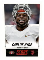2014 Score Base Set #349 Carlos Hyde