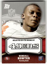 2011 Topps Rising Rookies #113 Kendall Hunter