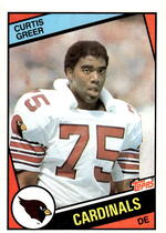 1984 Topps Base Set #344 Curtis Greer