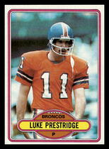 1980 Topps Base Set #427 Luke Prestridge