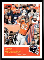 2019 Score Base Set #18 Jeff Heuerman