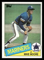 1985 Topps Base Set #373 Mike Moore