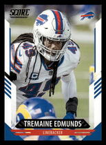 2021 Score Base Set #27 Tremaine Edmunds