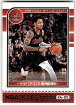 2024 Panini NBA Hoops #127 Anfernee Simons