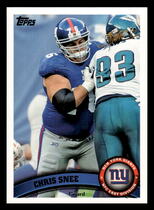 2011 Topps Base Set #233 Chris Snee