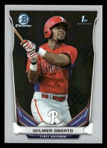 2014 Bowman Chrome Prospects Series 2 #BCP99 Wilmer Oberto