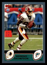 2003 Topps Base Set #56 Derrius Thompson