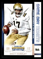 2015 Panini Contenders Draft Picks Game Day Tickets #6 Brett Hundley