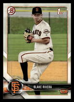 2018 Bowman Draft #BD-80 Blake Rivera