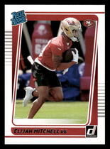 2021 Donruss Base Set #312 Elijah Mitchell