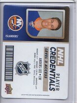 2017 Upper Deck MVP NHL Player Credentials Level 3 Access #NHL-AL Anders Lee