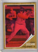 2011 Topps Heritage Minors Red Tint #42 Garin Cecchini