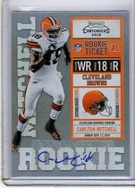 2010 Playoff Contenders #113 Carlton Mitchell