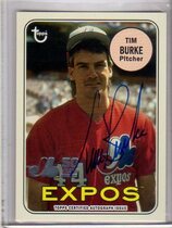 2019 Topps Archives 50th Anniversary Montreal Expos Autos #MTLA-TB Tim Burke