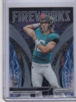 2021 Panini Prizm Fireworks #21 Trevor Lawrence