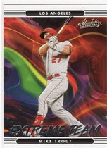 2022 Panini Absolute Extreme Team Retail #4 Mike Trout