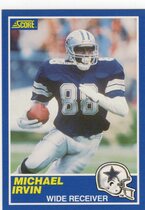 1989 Score Base Set #18 Michael Irvin