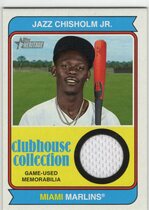 2023 Topps Heritage High Number Clubhouse Collection Relics #CCR-JCJ Jazz Chisholm Jr.