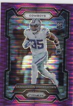 2023 Panini Prizm Purple Pulsar Prizm #323 Demarvion Overshown