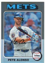 2024 Topps Heritage Chrome Silver Refractor #410 Pete Alonso