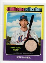 2024 Topps Heritage Clubhouse Collection Relics #CCR-JMC Jeff Mcneil