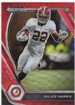 2021 Panini Prizm Draft Picks Ruby Wave Prizm #102 Najee Harris