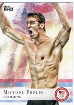 2012 Topps U.S. Olympic Team and Olympic Hopefuls #100 Michael Phelps