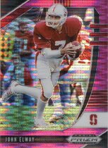 2020 Panini Prizm Draft Picks Pink Pulsar Prizm #54 John Elway