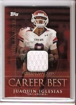 2009 Topps Career Best Jerseys #CBR-JI Juaquin Iglesias