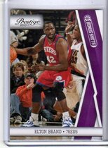 2010 Panini Prestige Bonus Shots Purple #90 Elton Brand