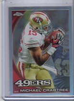 2010 Topps Chrome Refractors #C128 Michael Crabtree