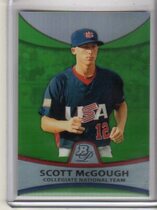 2010 Bowman Platinum Prospects Green Refractors #PP41 Scott Mcgough